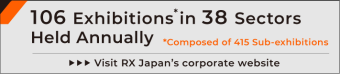 RX Japan, Organiser of IOFT, organises 94 exhibitions annually. (Composed of 363 Sub-exhibitions) Since August 2020, over 1,105 exhibitors from 44 countries/regions exhibited by Remote Exhibiting